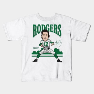 Aaron Rodgers Green Bay Toon Kids T-Shirt